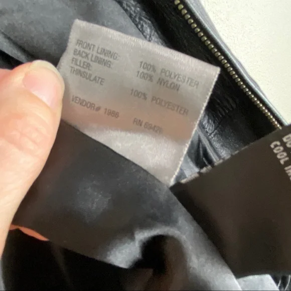 Wilsons Thinsulate insulated leather jacket XL - Picture 9 of 15